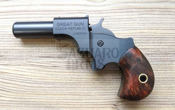 Pistolet czarnoprochowy Derringer Unicorn 9mm 2,5" Great Gun