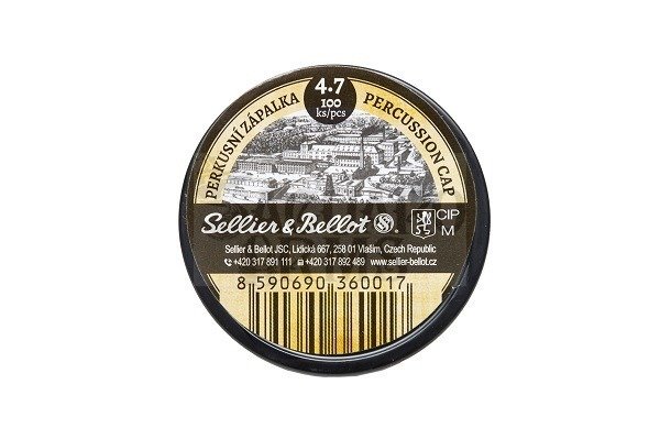 Percussion caps Sellier&Bellot 4,7