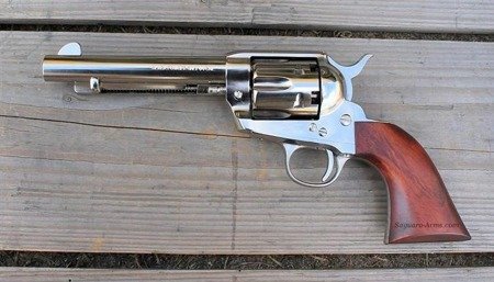 Rewolwer czarnoprochowy Colt SAA1873 kapiszonowy nikiel 5,5" SA73-202 Pietta